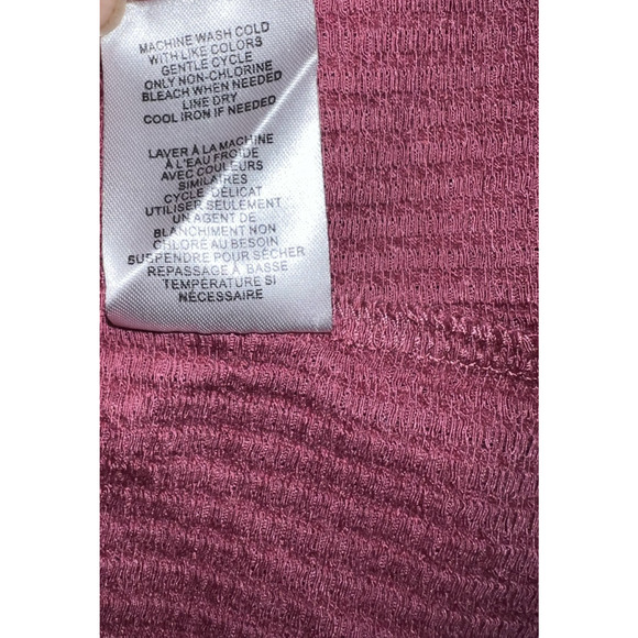 New Como Blu Top Plus Sz 3X Pink Cold Shoulder Short Sleeve Embellished Blouse - Picture 10 of 10